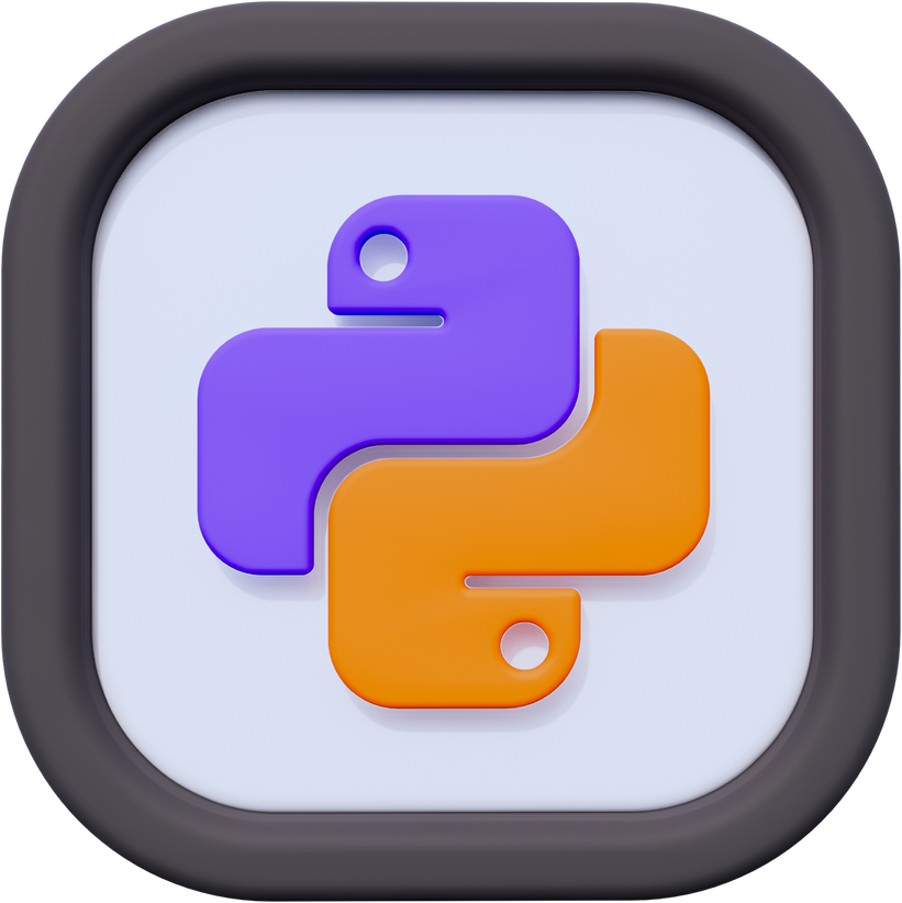 Python 3D Icon